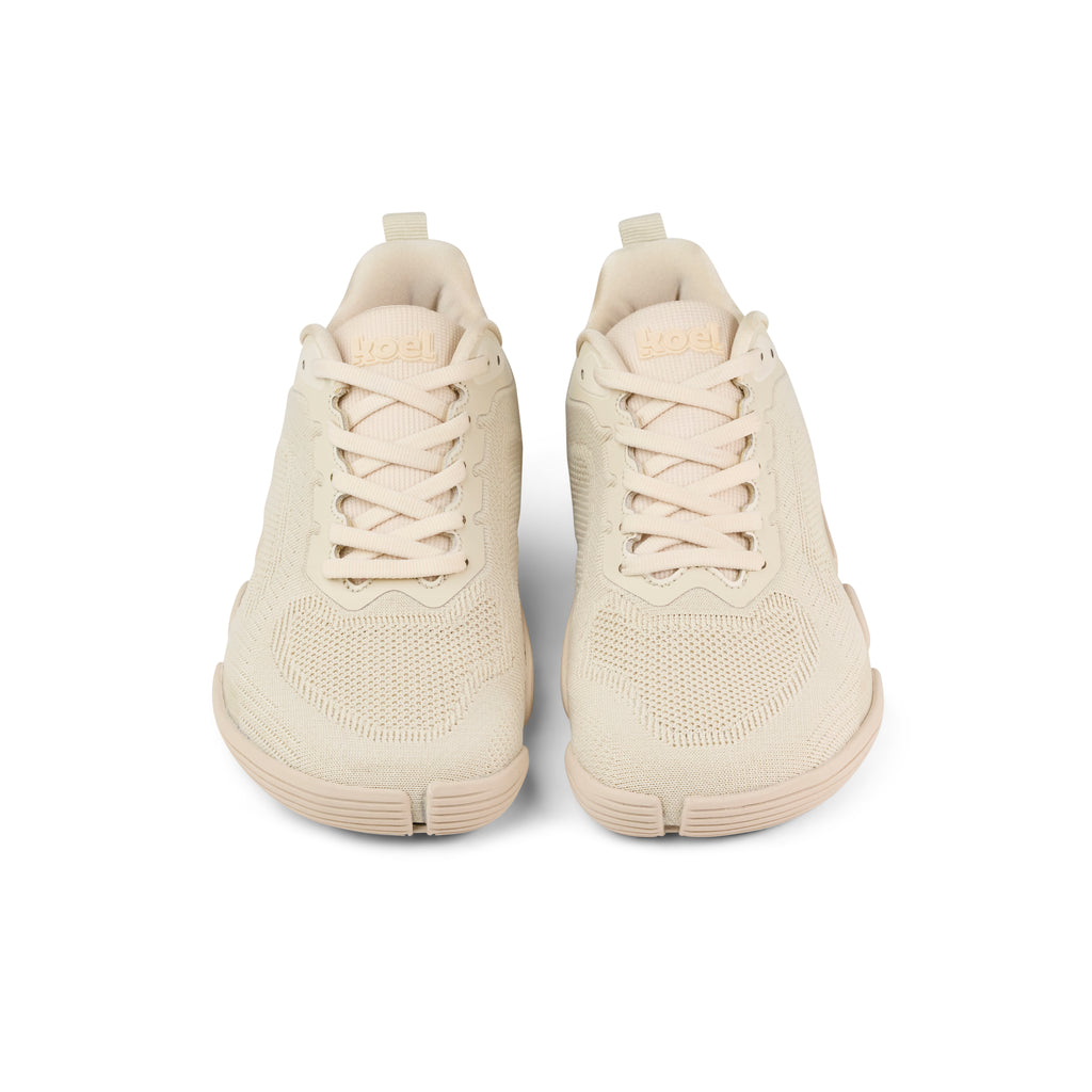 Koel Nico Beige - Zapatillas barefoot para gimnasio y entrenamiento de hombre