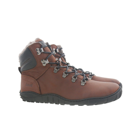 Koel - Porter Lambswool Chocolate - Botas Barefoot Invierno