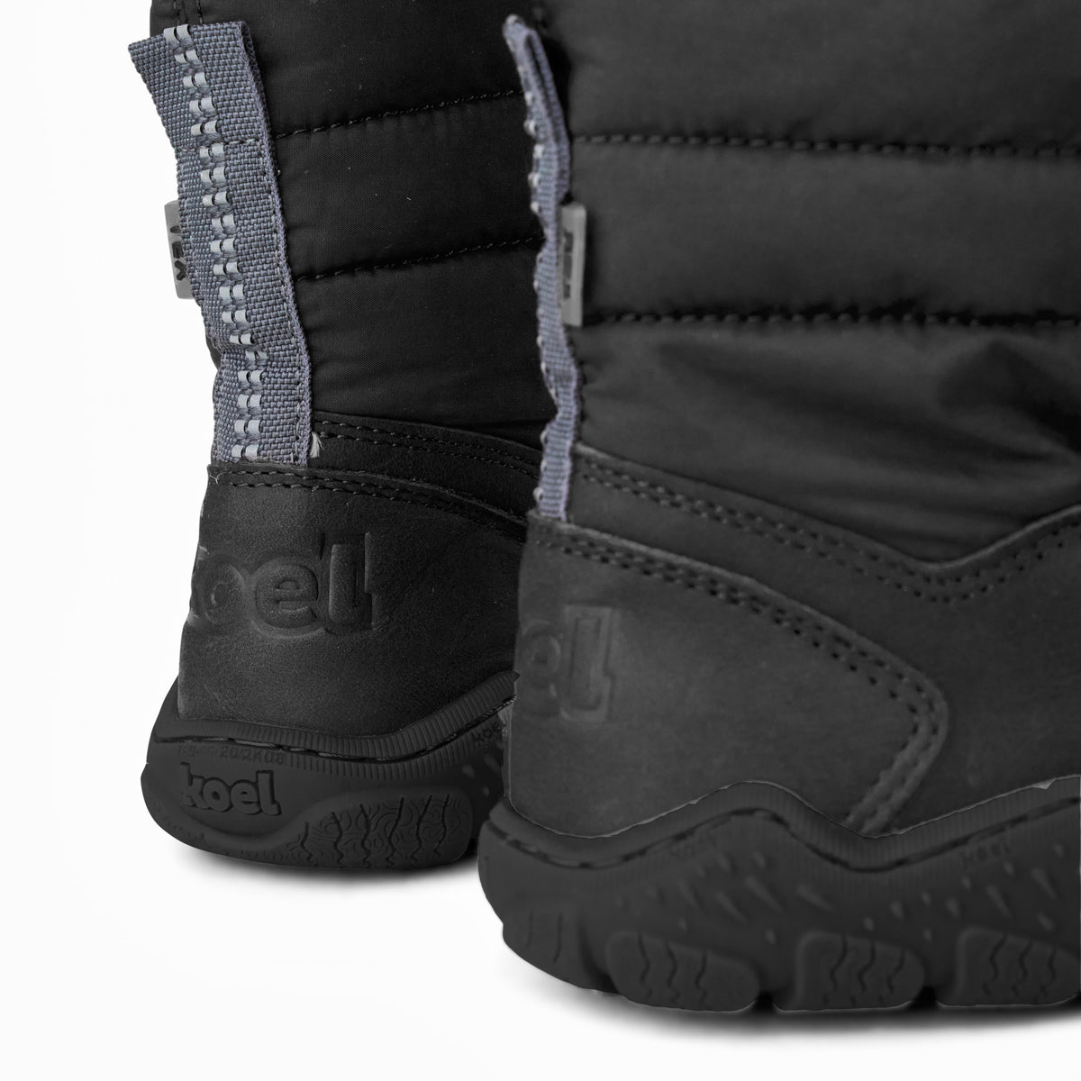Koel Rana Ladies Black - Botas barefoot de nieve para mujer negras