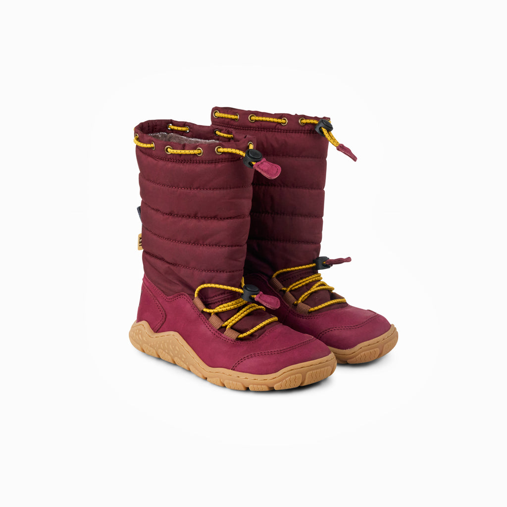 Koel Rana Ladies Bordo - Botas barefoot de nieve para mujer burdeos