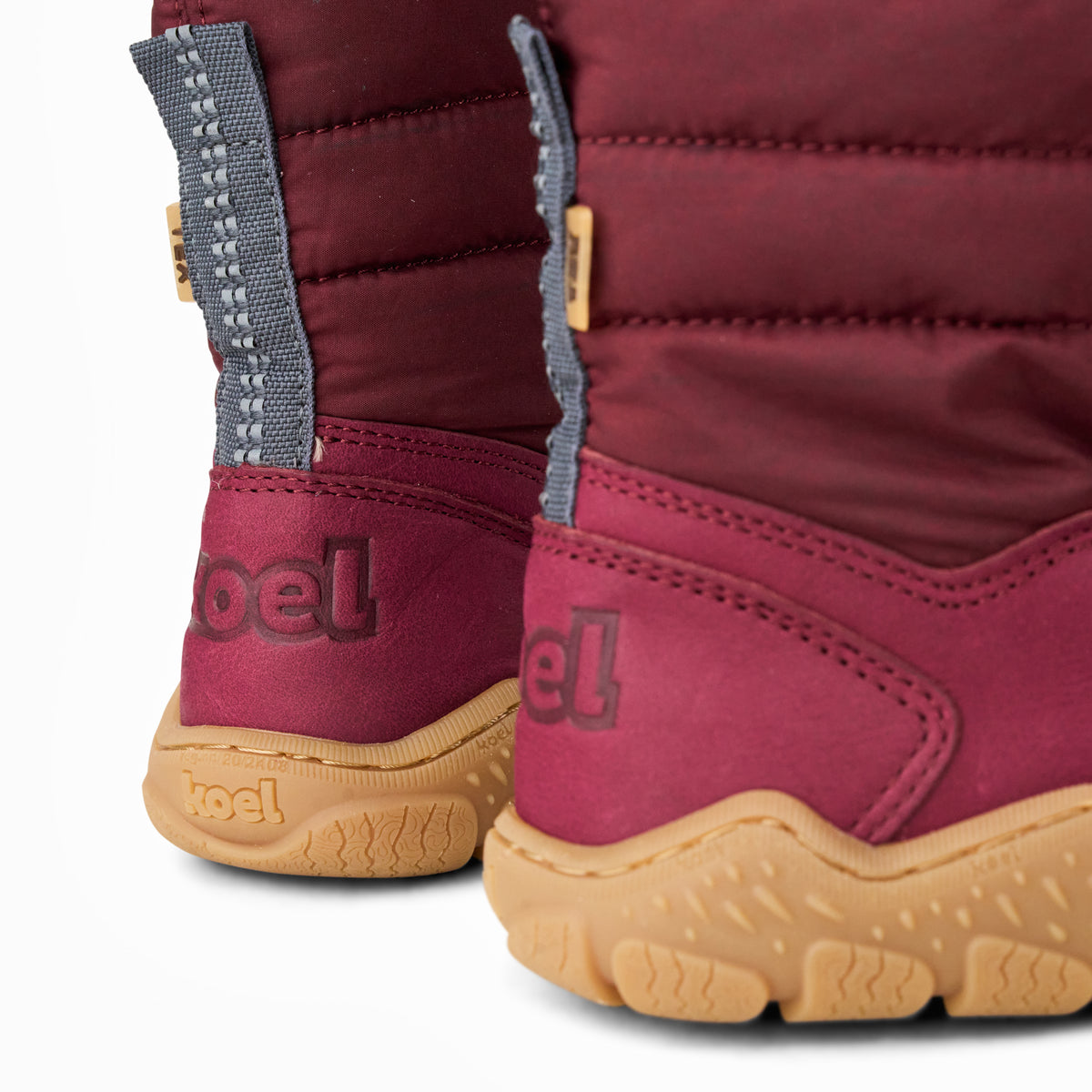 Koel Rana Ladies Bordo - Botas barefoot de nieve para mujer burdeos