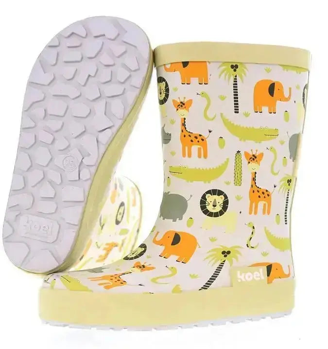 Koel4kids - Wellie Jungle - bottes de pluie barefoot