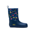 Koel4kids - Neoprene Wellie '25 Tractor Blue - botas de agua barefoot infantiles con neopreno