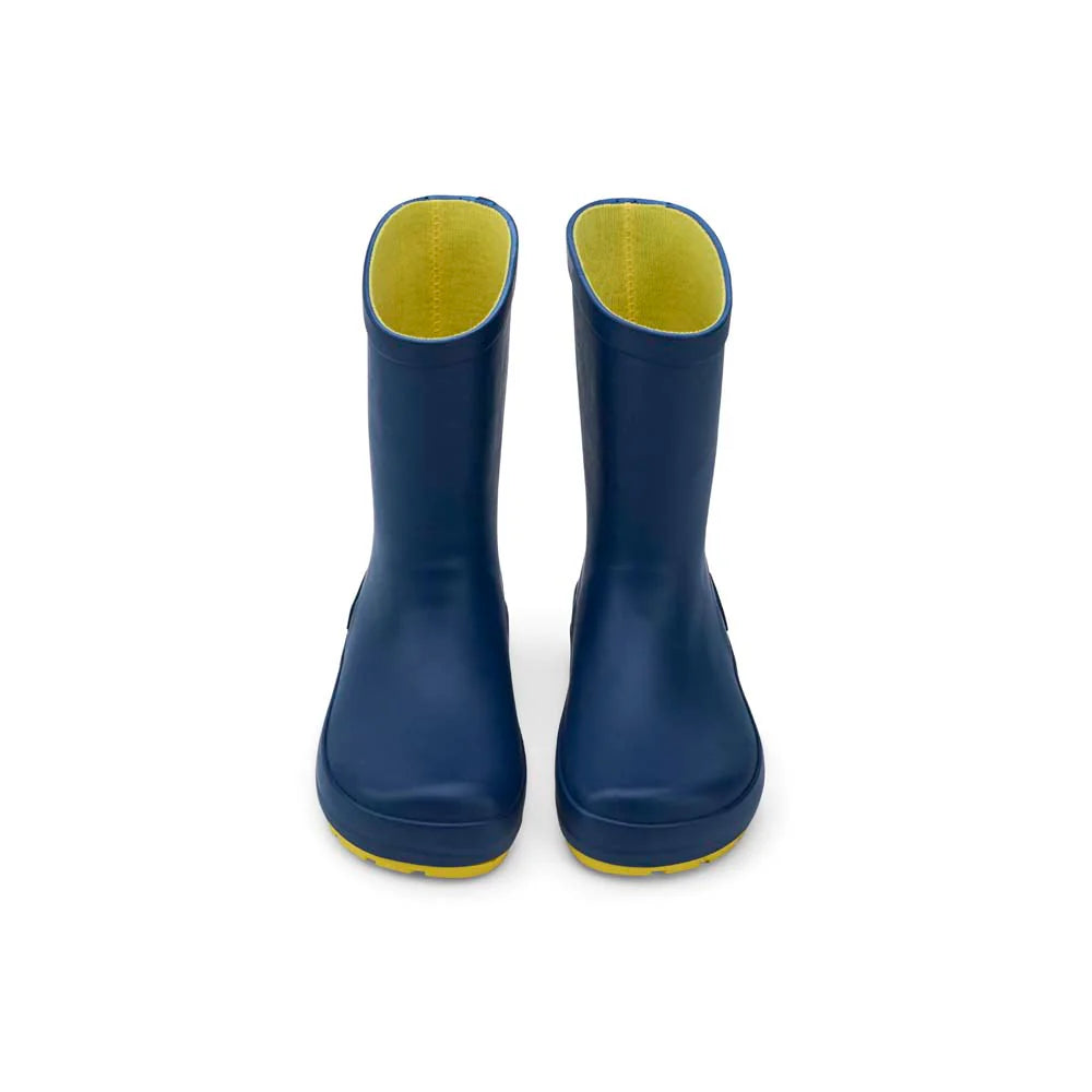 Koel4kids - Wellie Blue - botas de lluvia barefoot