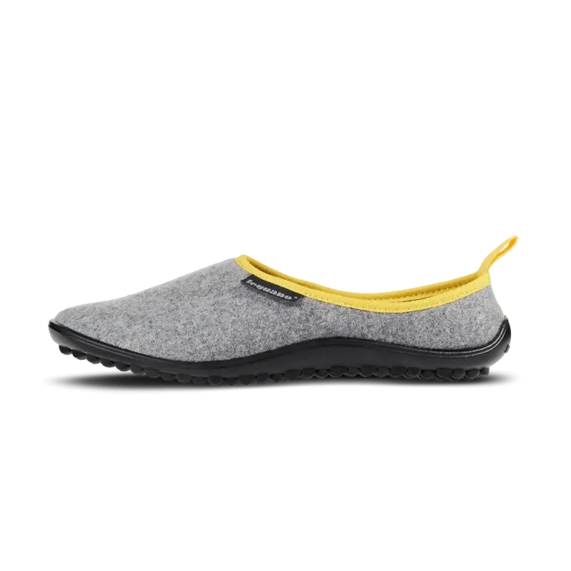 Leguano Acasa Yellow Slipper - zapatillas de casa barefoot  Cacles Barefoot