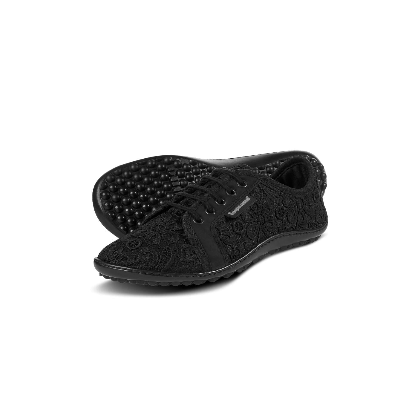 Leguano - Amalfi Nero - Deportiva elegante barefoot