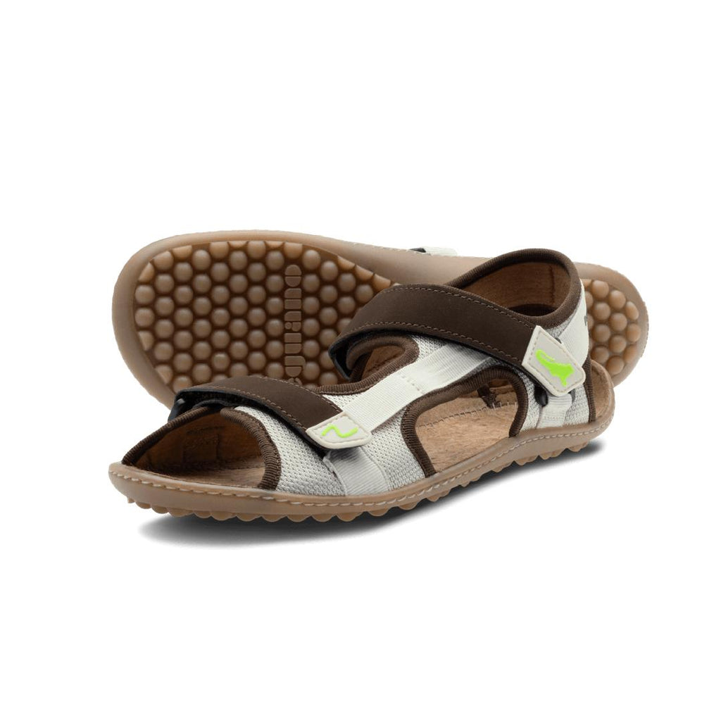 Leguano Attrekktive Nature - Sandalias barefoot deportivas para senderismo y outdoor blanco natural