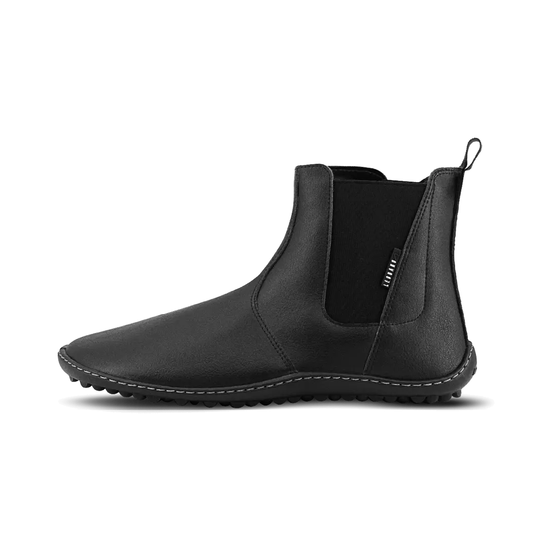 Leguano Bareboot - Botines Chelsea Barefoot Unisex Negros  Cacles Barefoot