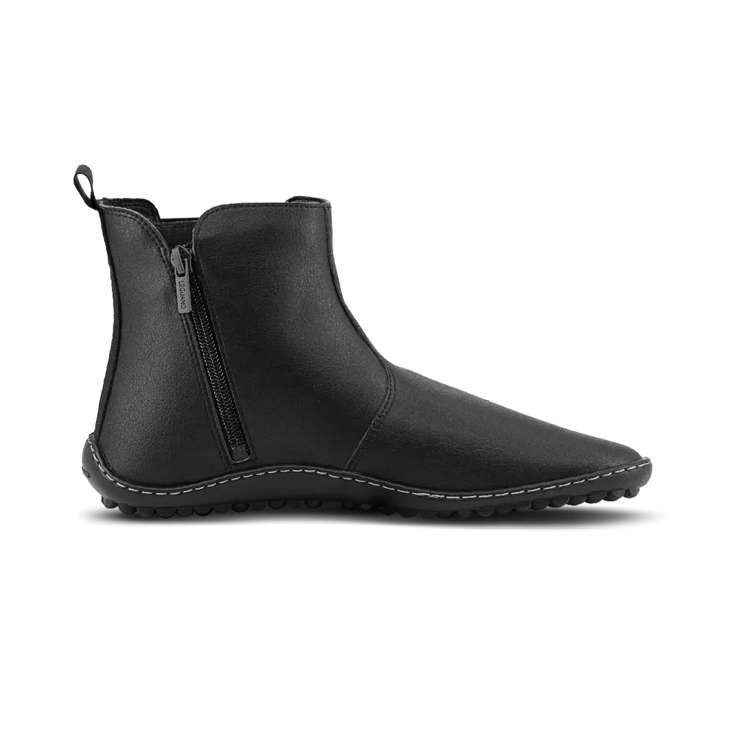 Leguano Bareboot - Botines Chelsea Barefoot Unisex Negros  Cacles Barefoot