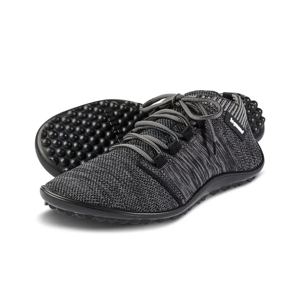 Leguano - Beat Anthracite - Baskets Barefoot légères mi-mollet