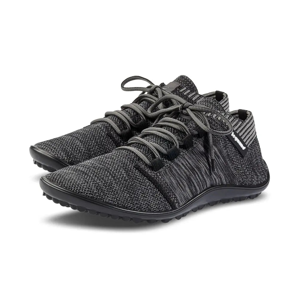 Leguano - Beat Anthrazit - Zapatillas Barefoot ligeras media caña