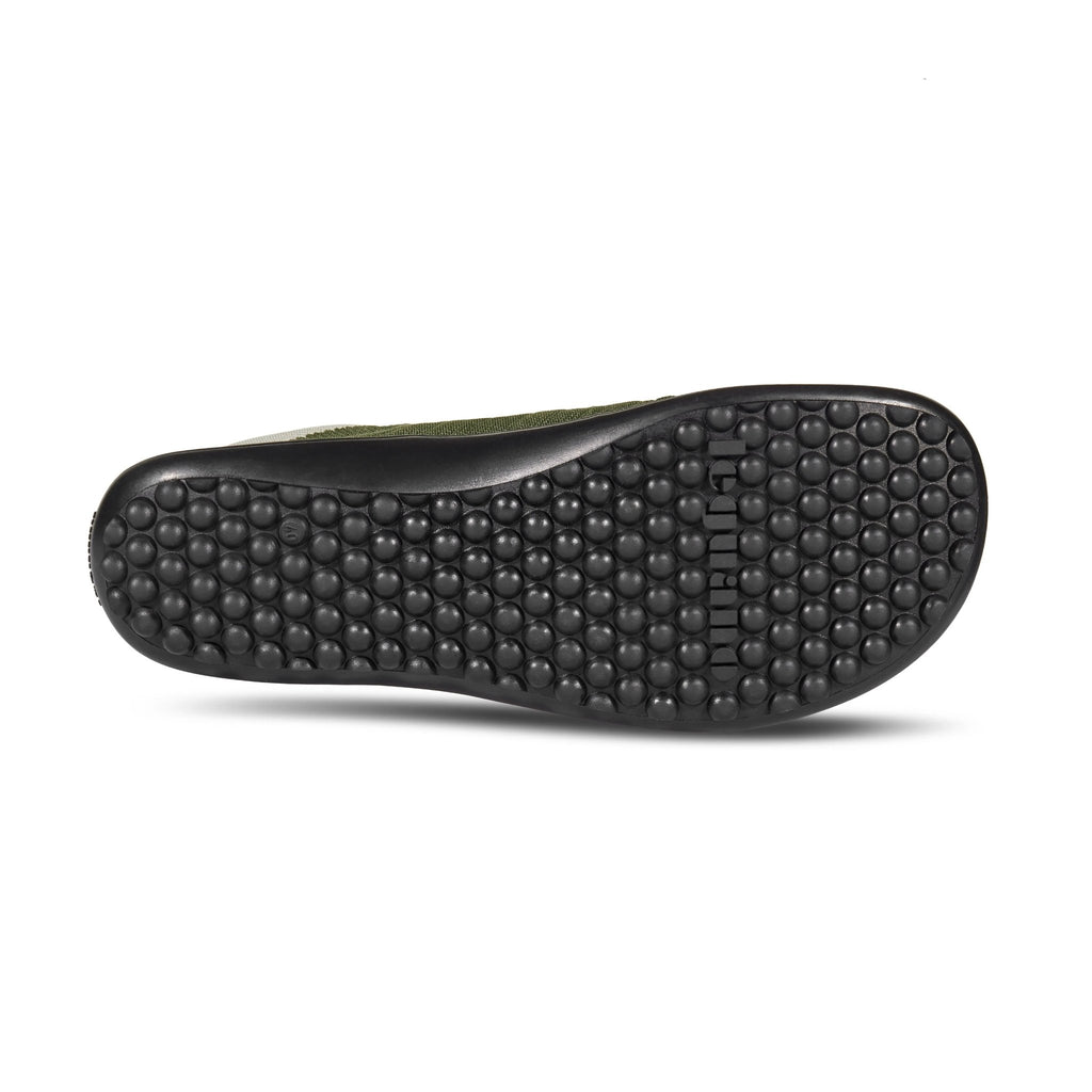 Leguano - Beat Olive - Zapatillas Barefoot ligeras media caña