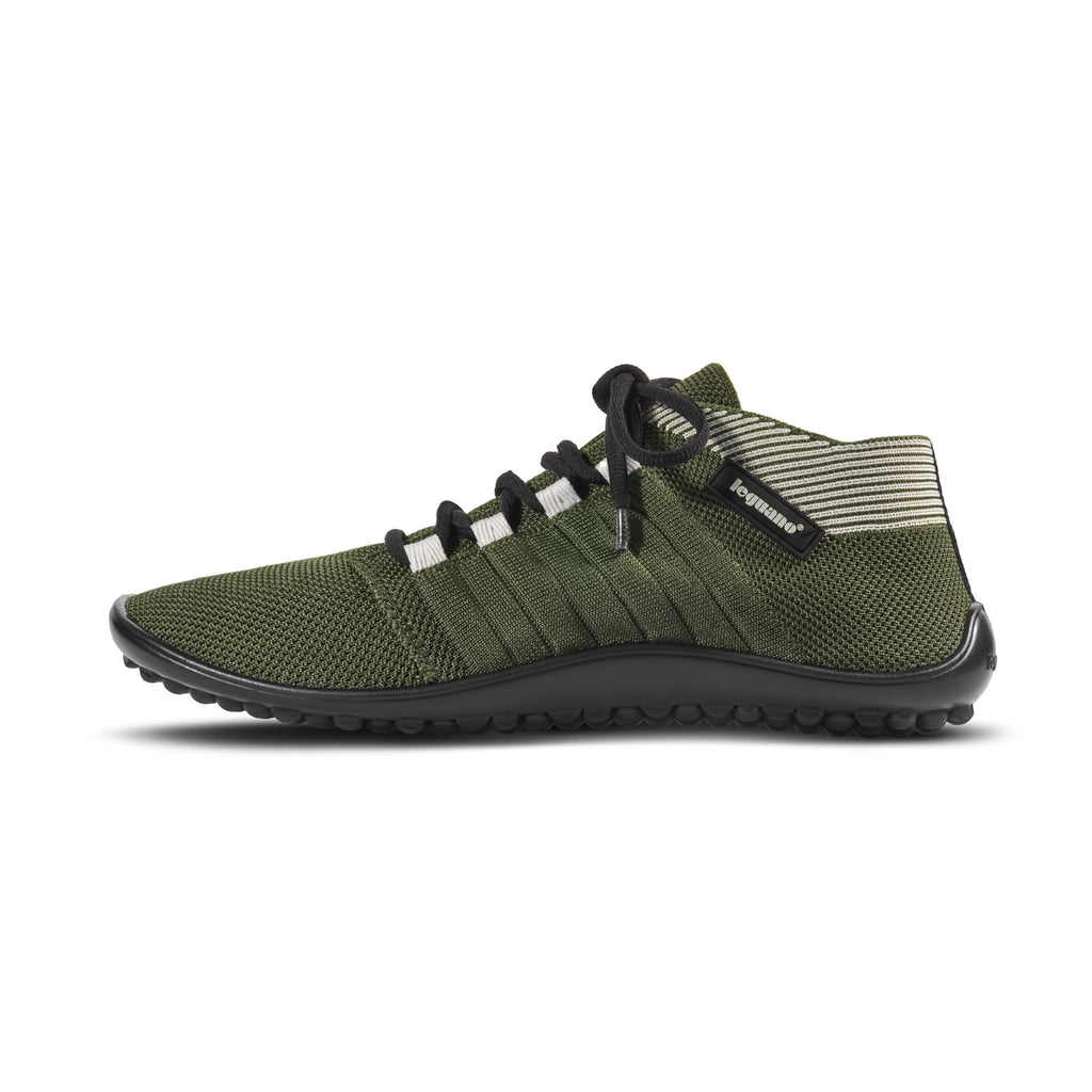 Leguano - Beat Olive - Zapatillas Barefoot ligeras media caña