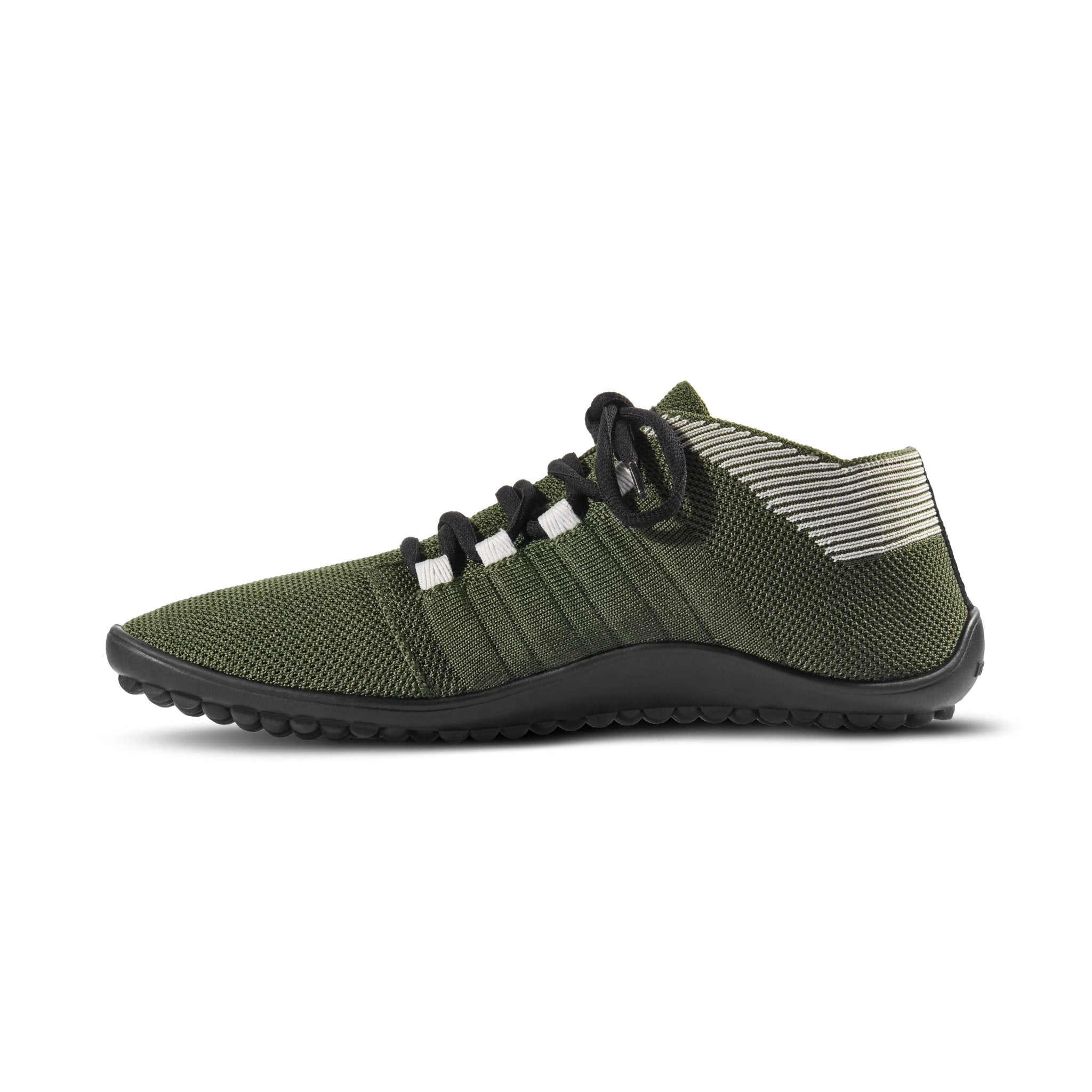 Leguano - Beat Olive - Zapatillas Barefoot ligeras media caña
