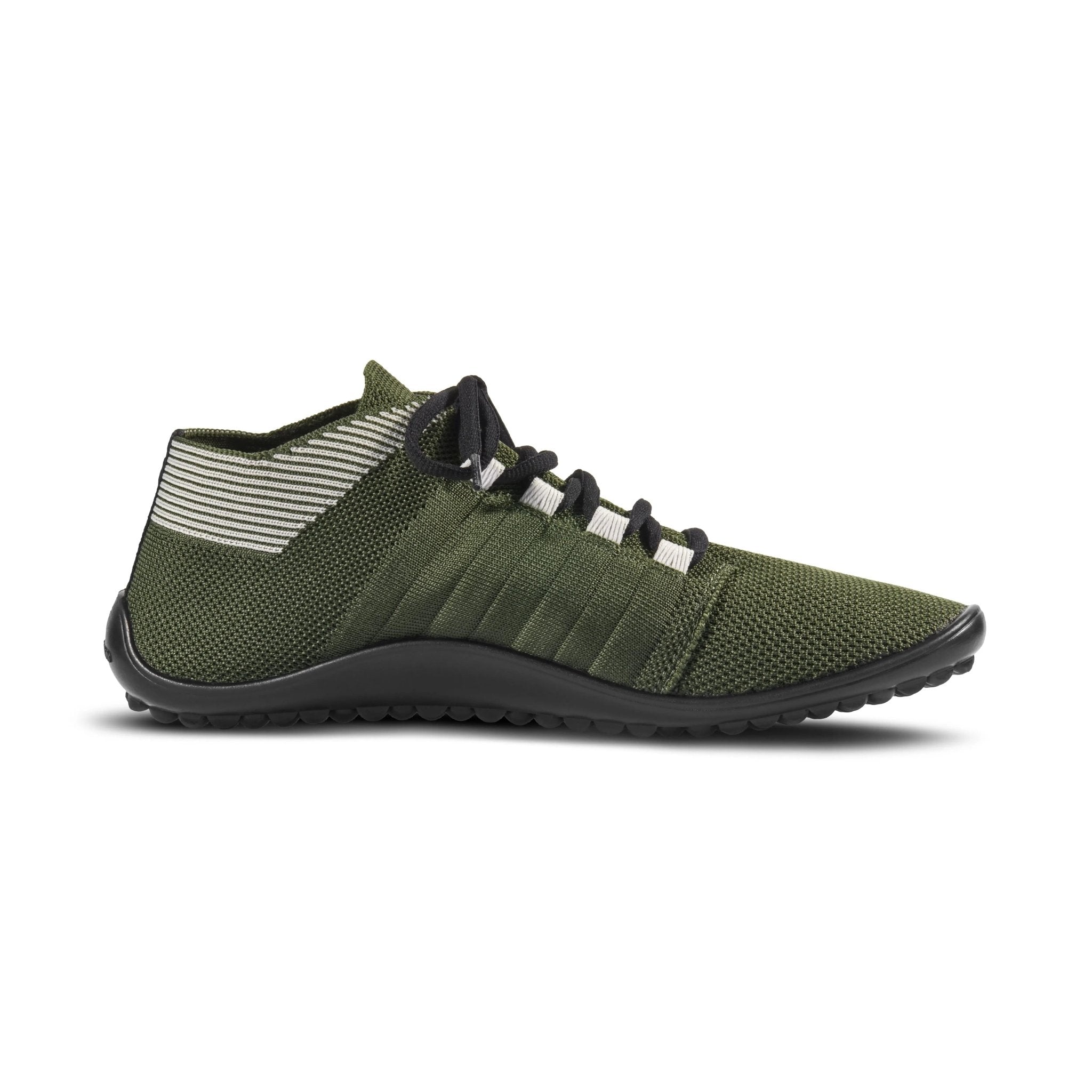 Leguano - Beat Olive - Zapatillas Barefoot ligeras media caña