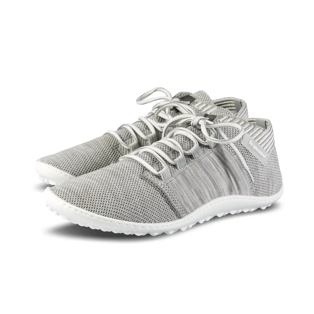 Leguano - Beat Silbergrau - Zapatillas Barefoot ligeras media caña