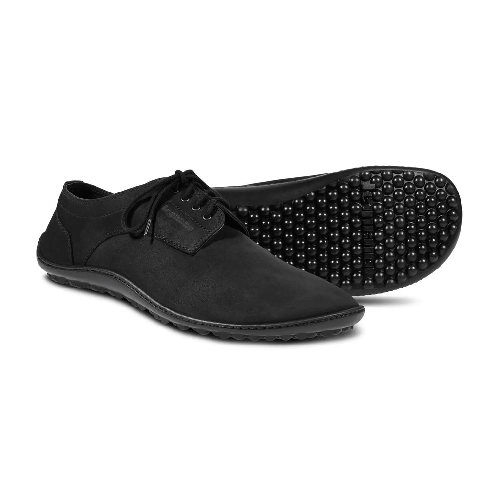 Leguano - Dean Noir - Chaussures Barefoot Élégantes