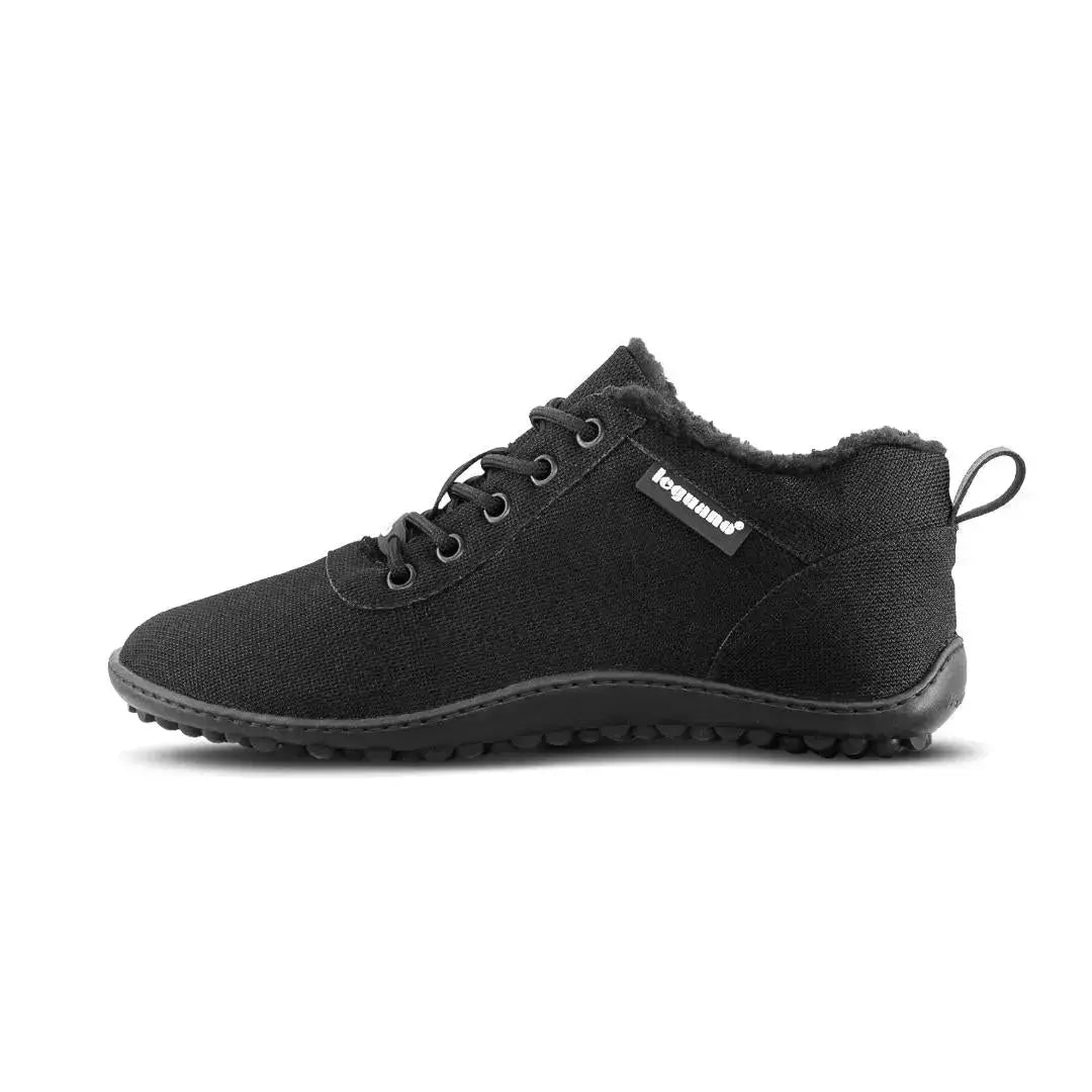 Leguano - Galaxo Black - Botines Barefoot ligeros y calientes unisex