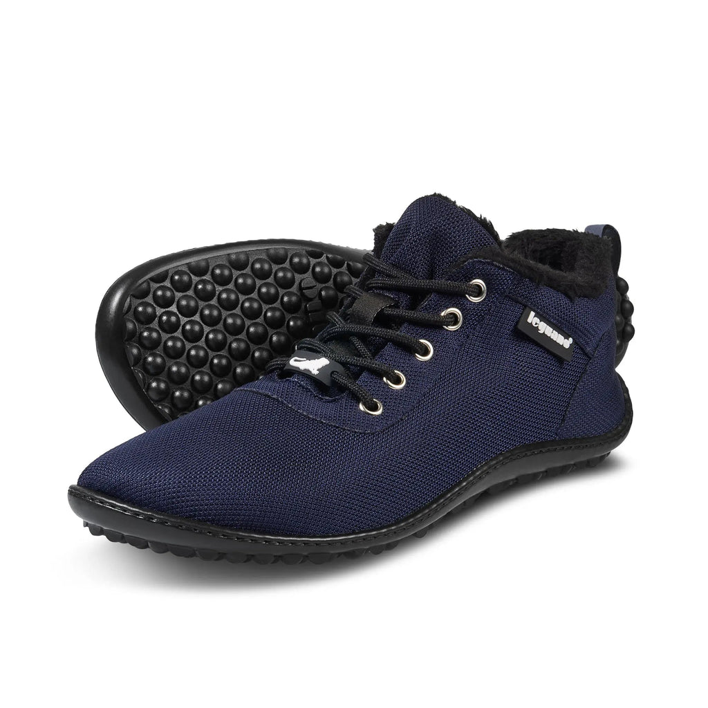 Leguano - Galaxo Blue - Botines Barefoot ligeros y con forrito