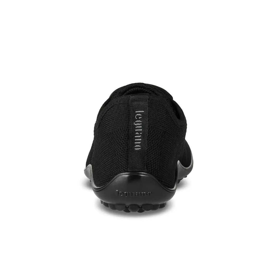 Leguano Go: Black - Deportivas barefoot elegantes