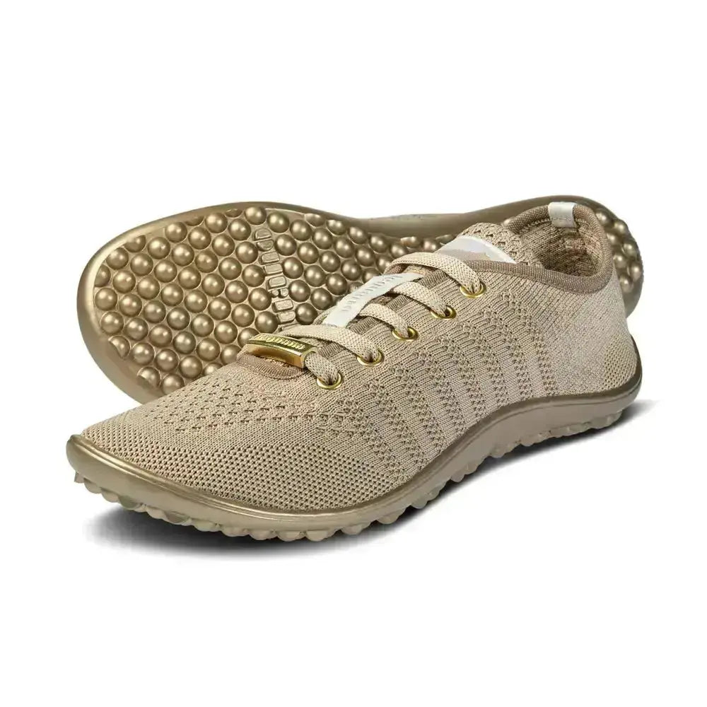 Leguano Go : Or - Chaussures barefoot élégantes