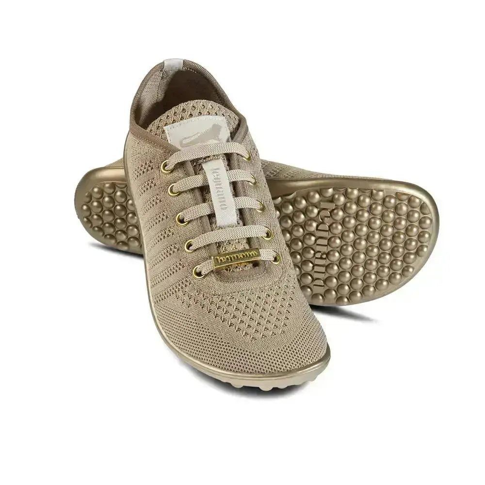 Leguano Go : Or - Chaussures barefoot élégantes