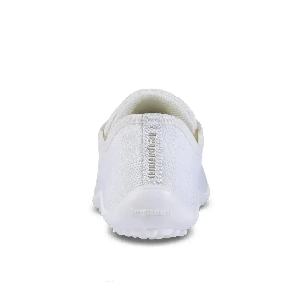 Leguano Go: White - Deportivas barefoot elegantes