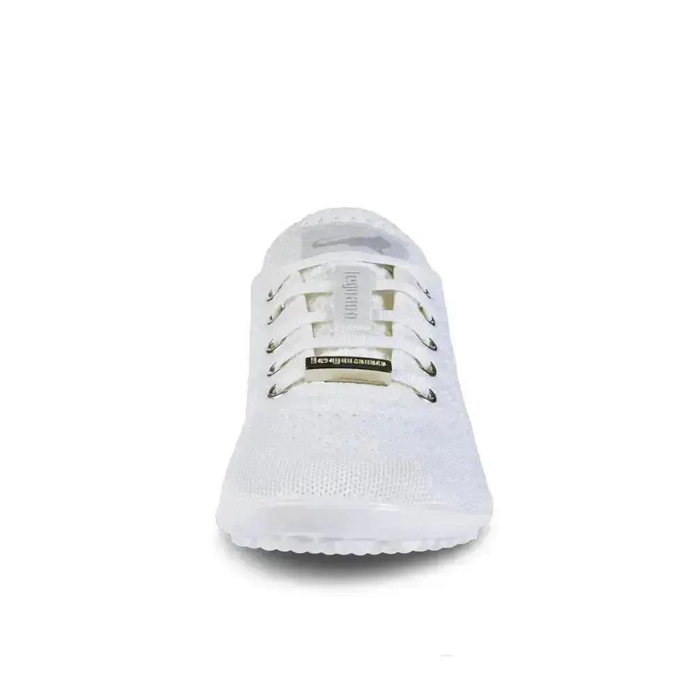 Leguano Go: White - Zapatillas barefoot elegantes unisex