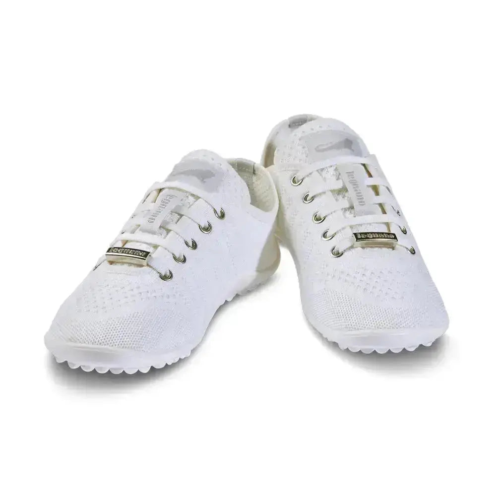Leguano Go : Blanc - Chaussures barefoot élégantes