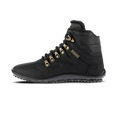 Leguano Husky Schwarz - Botines barefoot calientes para senderismo y uso casual