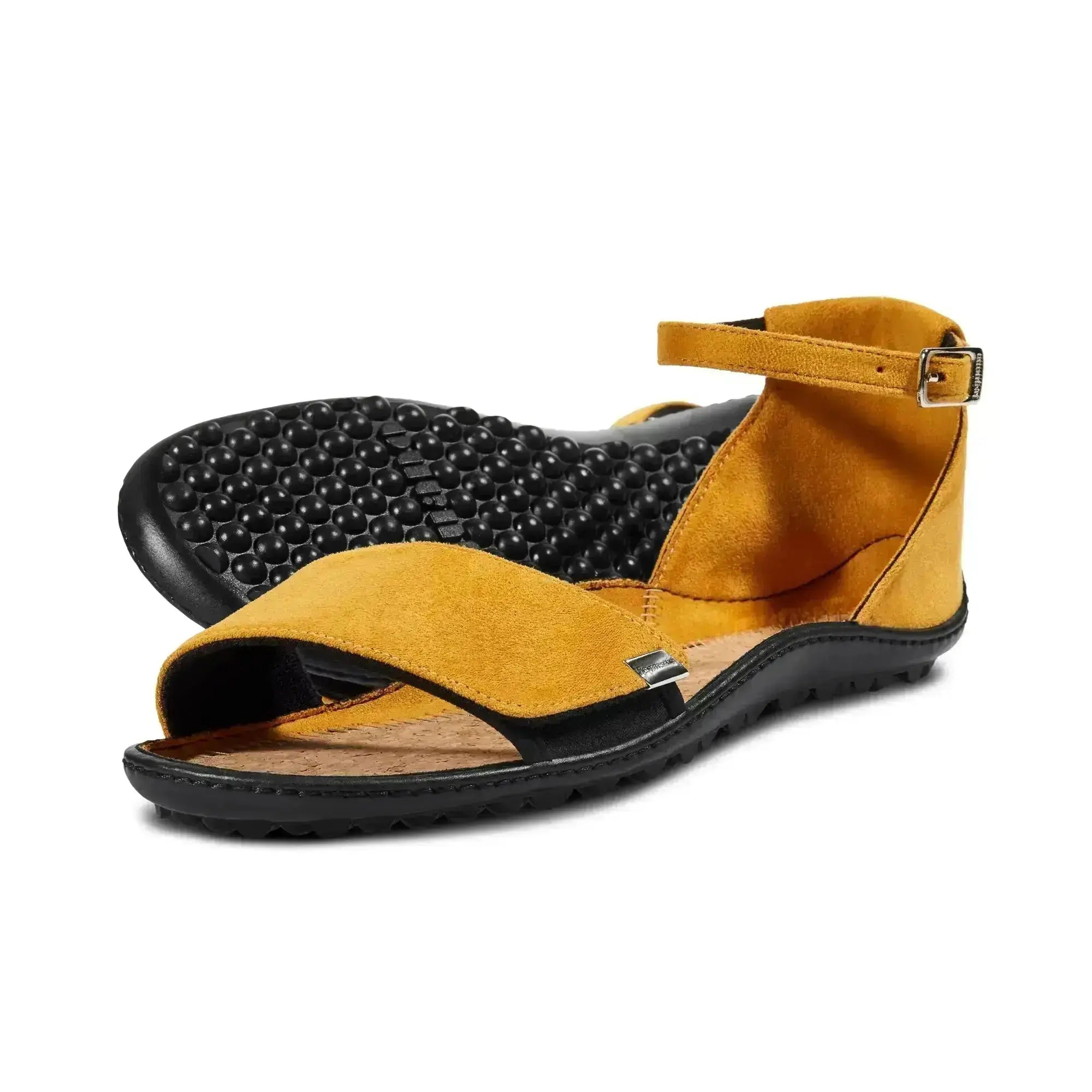Leguano Jara Gelb - Sandalias barefoot elegantes