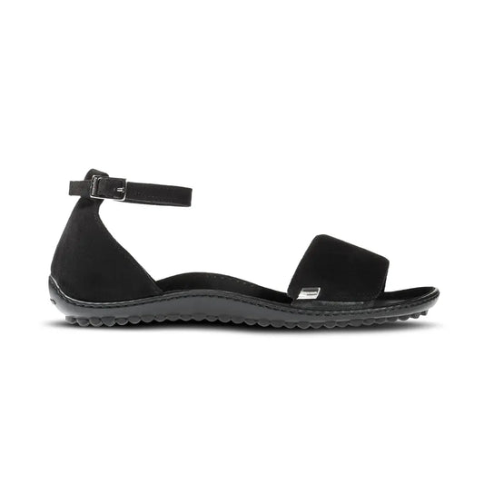 Leguano Jara Schwarz - Sandalias barefoot elegantes