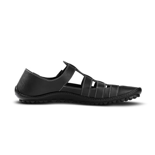 Leguano - Jaro Black - Sandalias barefoot hombre