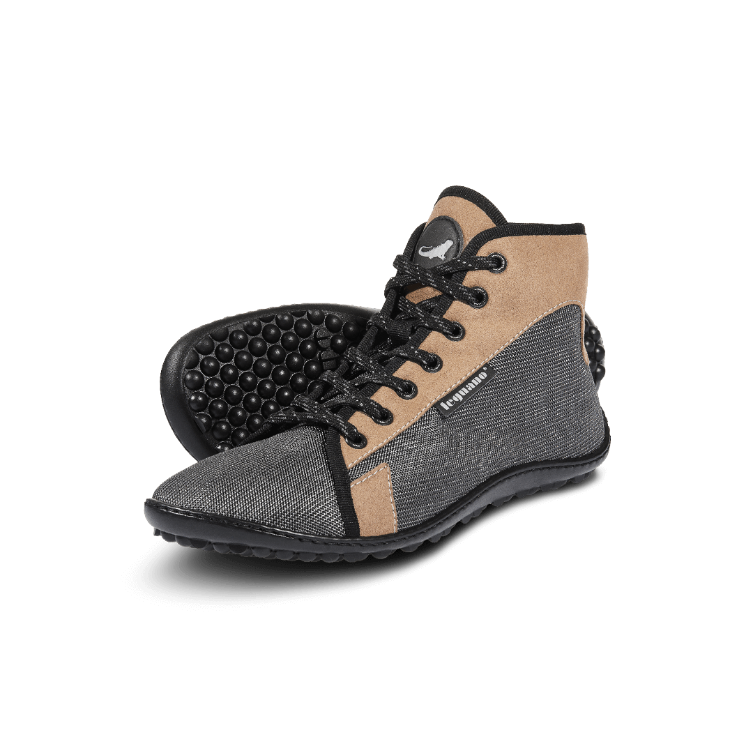 Leguano Jaspar Forester - Botines barefoot ligeros para senderismo marrones-Botines-Leguano-Cacles Barefoot