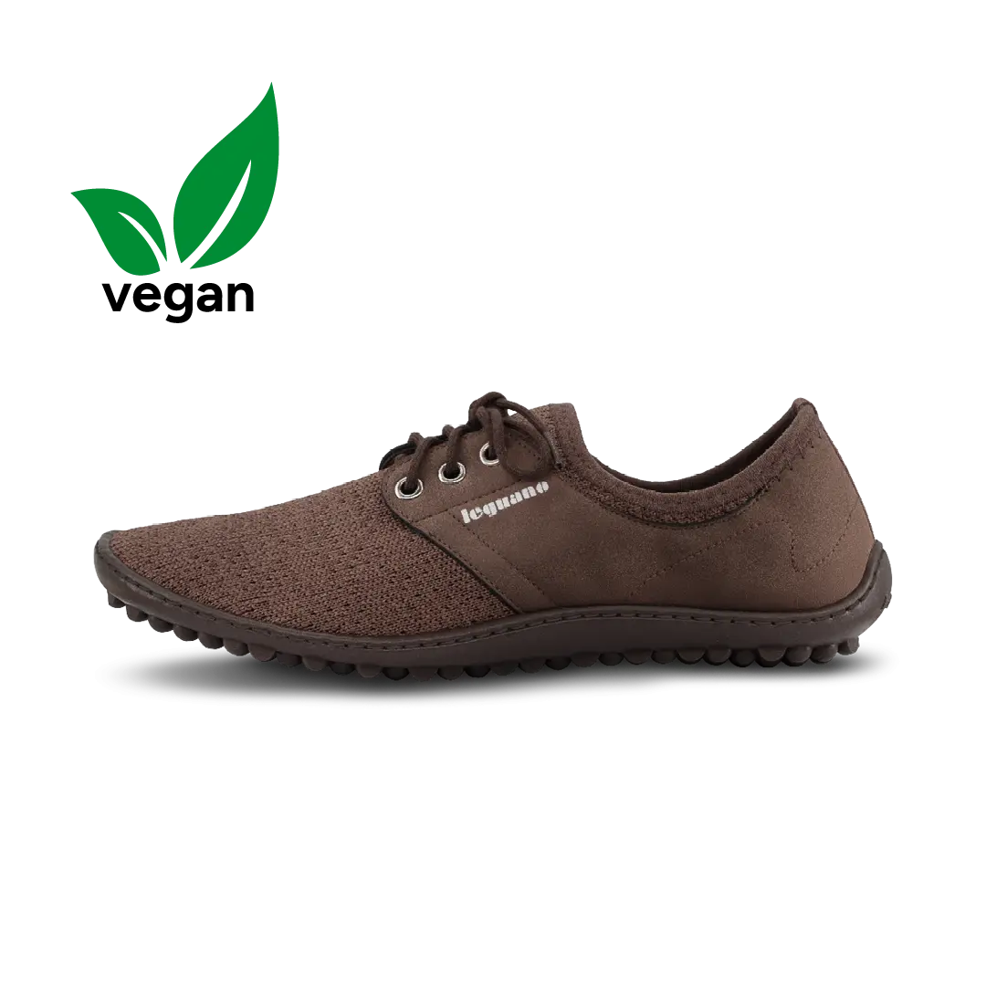 Leguano Juno Mokka - Zapatillas Casual y de Oficina Unisex Marrones  Cacles Barefoot