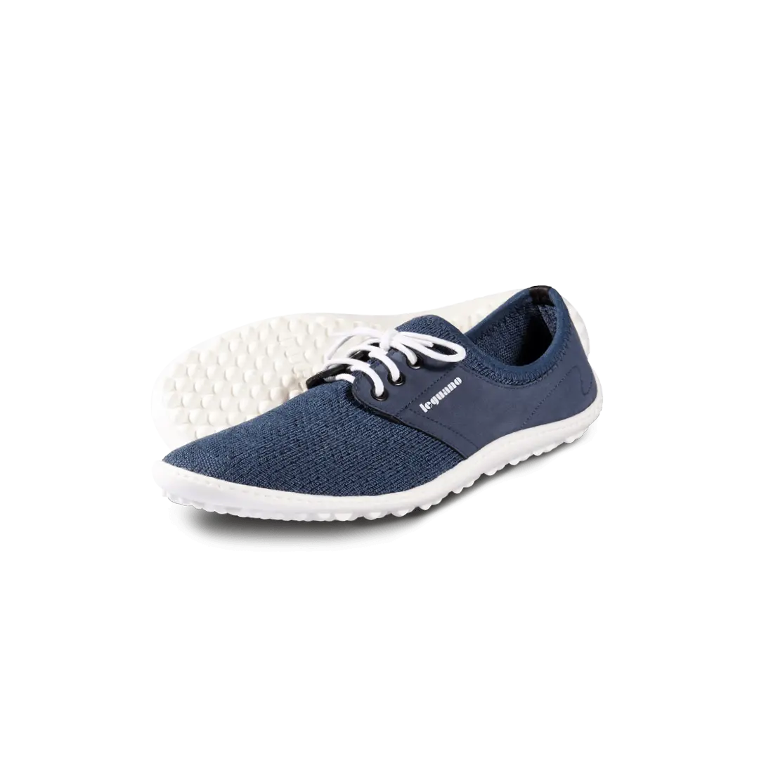 Leguano Juno Sailor - Zapatillas Casual y de Oficina Unisex Azules  Cacles Barefoot