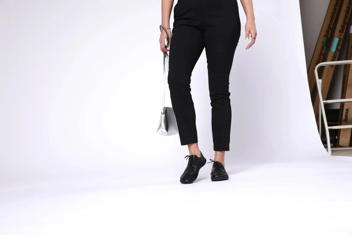 Leguano - Marilyn Schwarz - Zapatos Barefoot Elegantes de cuero