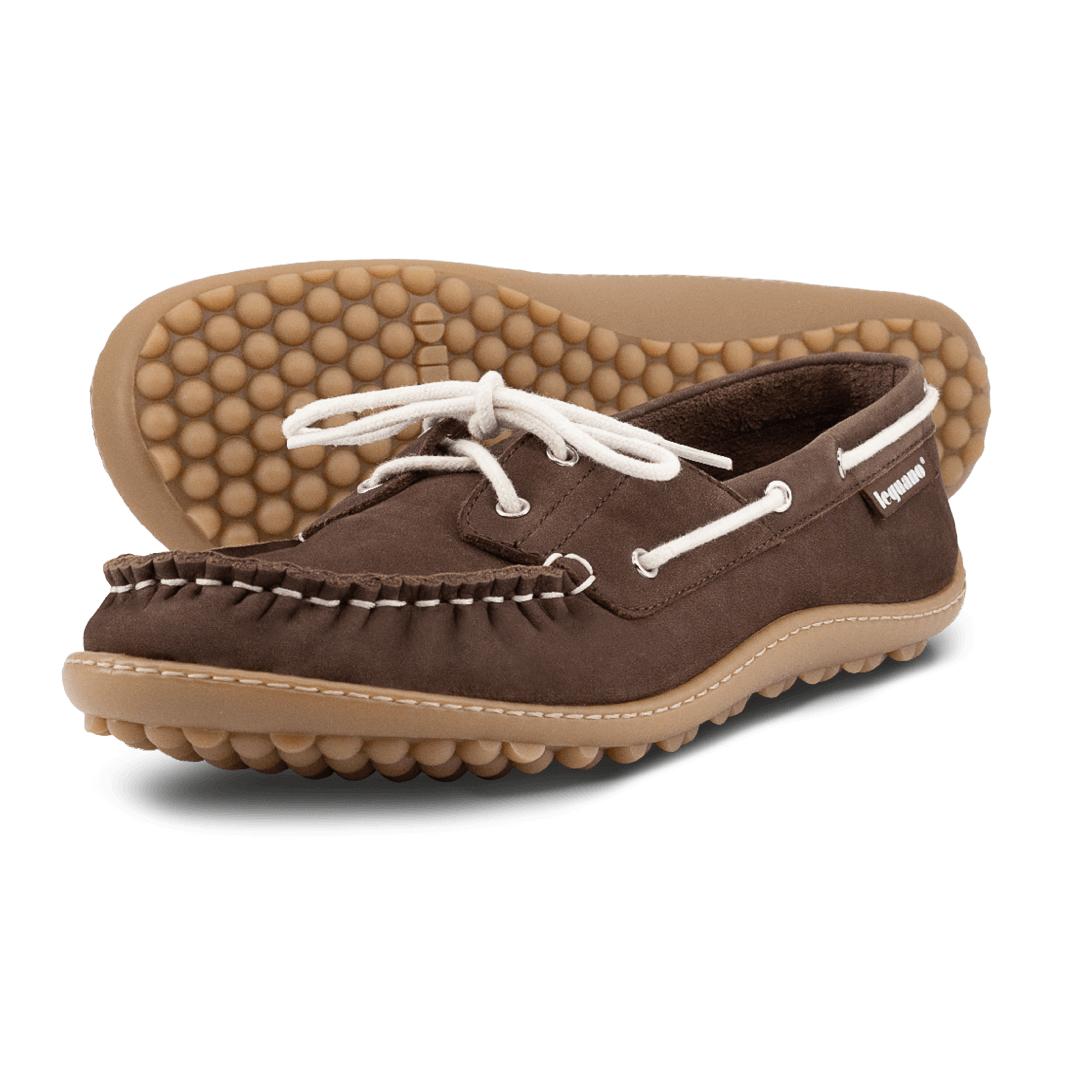 Leguano Moreccasin Mocha - Naúticos Barefoot Unisex Marrones