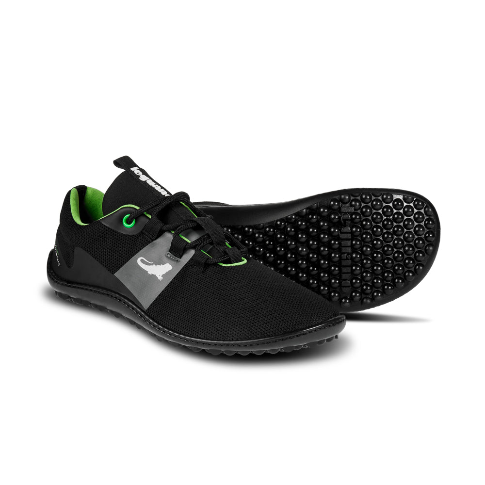 Leguano - Spinwyn Black - Deportivas Barefoot Entrenamiento y Deportes de Interior