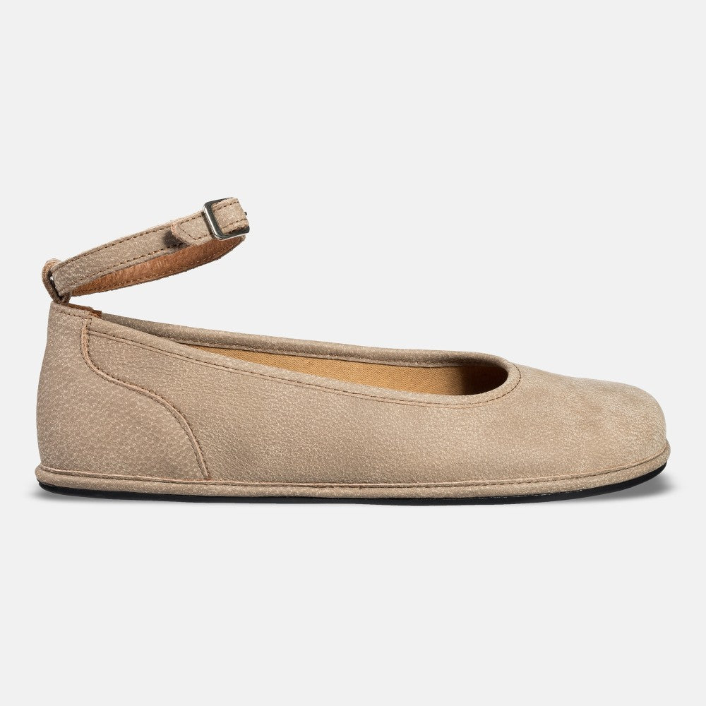 Magical Shoes Ada Cappucino - Bailarinas barefoot de mujer beige-Bailarinas-Magical Shoes-37-Cacles Barefoot
