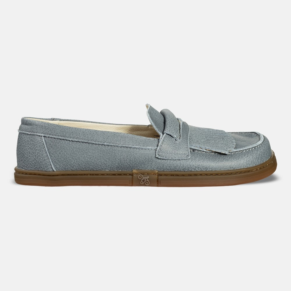 Magical Shoes Pienza Azzuro - Mocasines barefoot unisex grises  Cacles Barefoot