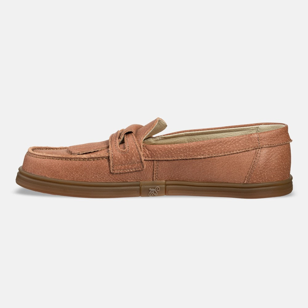 Magical Shoes Pienza Brick - Mocasines barefoot unisex rojos  Cacles Barefoot