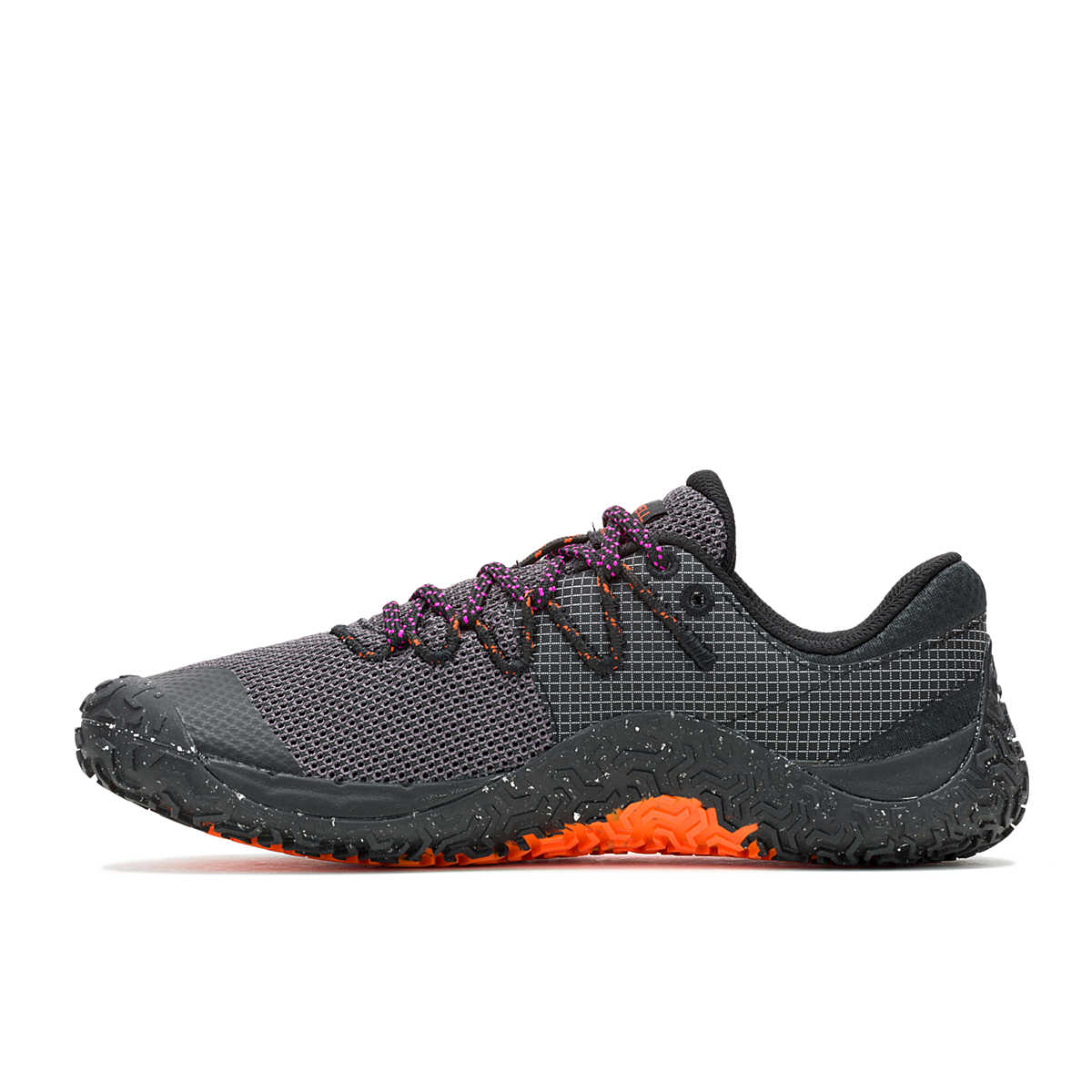 Merrell - Trail Glove 7 Black/Multi - Deportivas barefoot para trail / running-Merrell-Cacles Barefoot-Tienda de calzado barefoot respetuoso minimalista