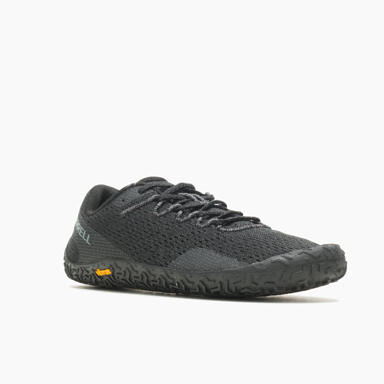 Merrell - Vapor Glove 6 Black - Deportivas Barefoot para entrenar y senderos sencillos-Merrell-Cacles Barefoot-Tienda de calzado barefoot respetuoso minimalista