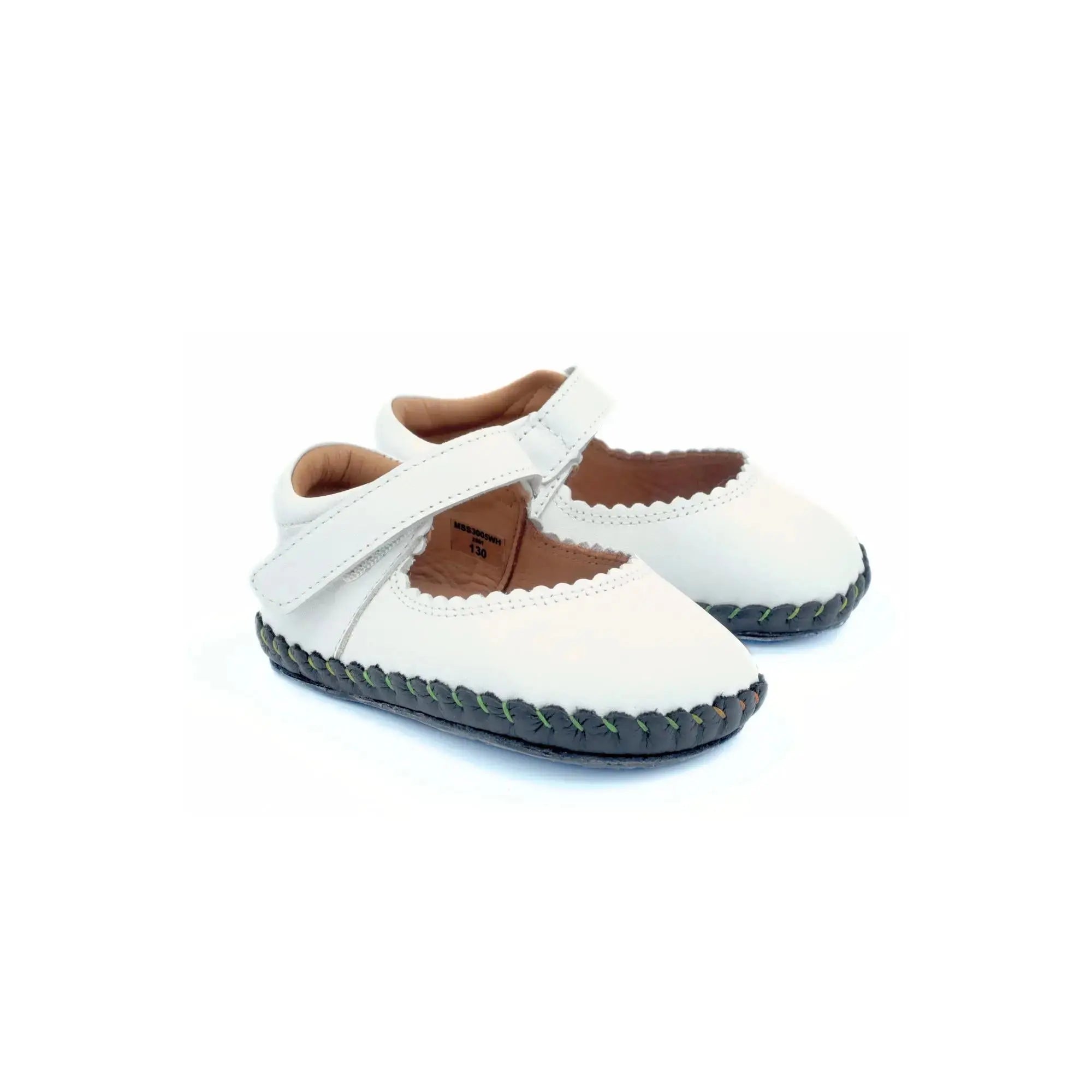 Minimus - Little Dove White - babies souples premiers pas blancs