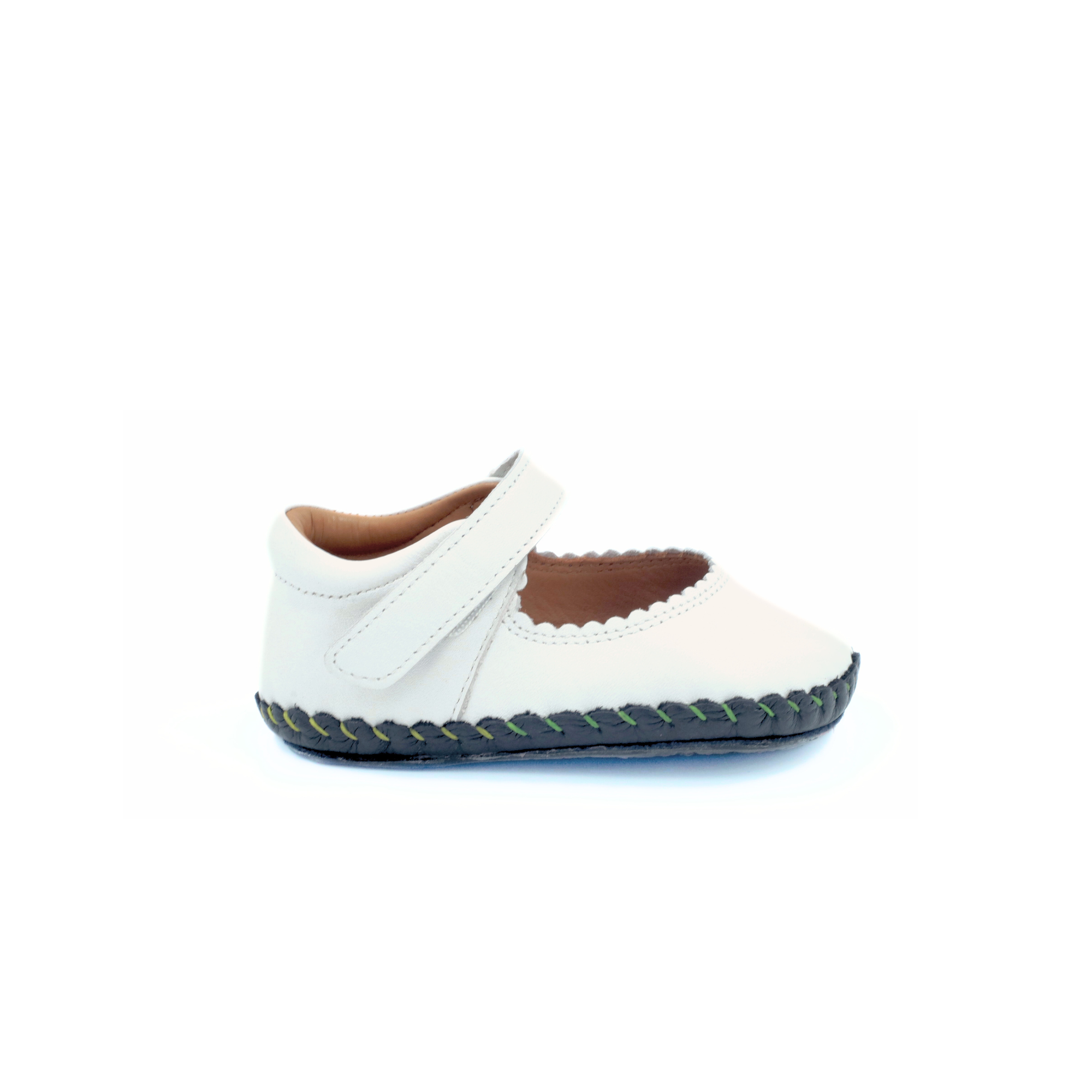 Minimus - Little Dove White - merceditas respetuosas de primeros pasos blancas