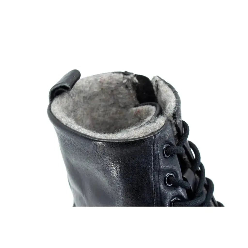 Mukishoes - Igneous II Black - Botines de cordones barefoot