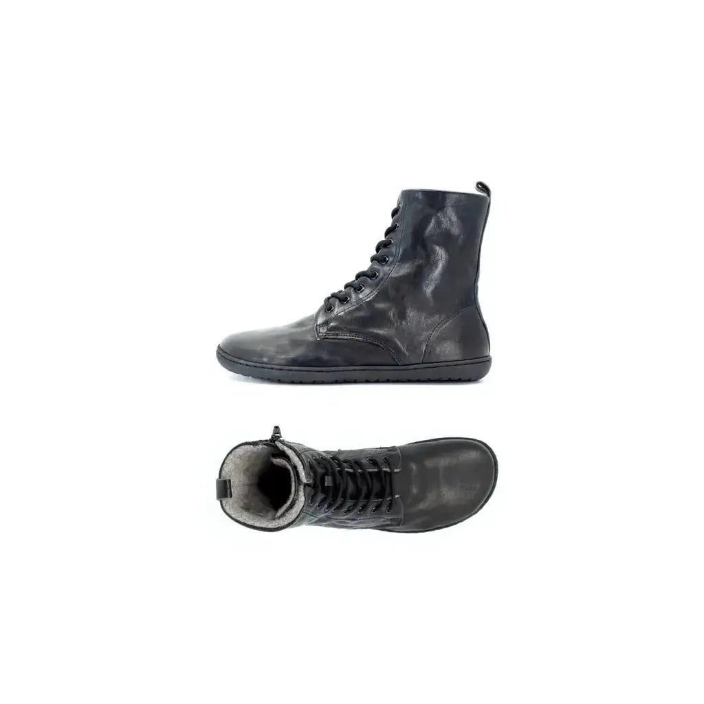 Mukishoes - Igneous II Black - Botines de cordones barefoot