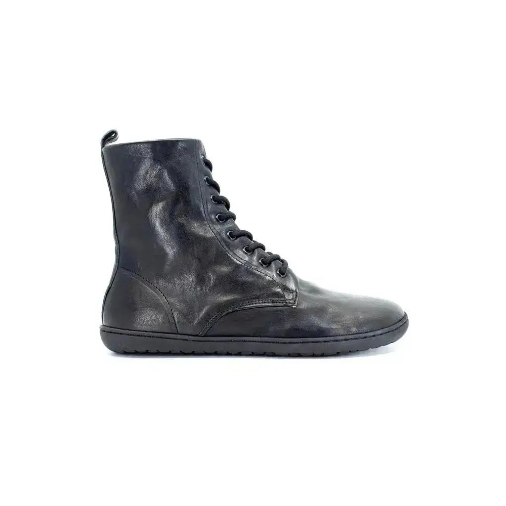 Mukishoes - Igneous II Black - Botines de cordones barefoot unisex