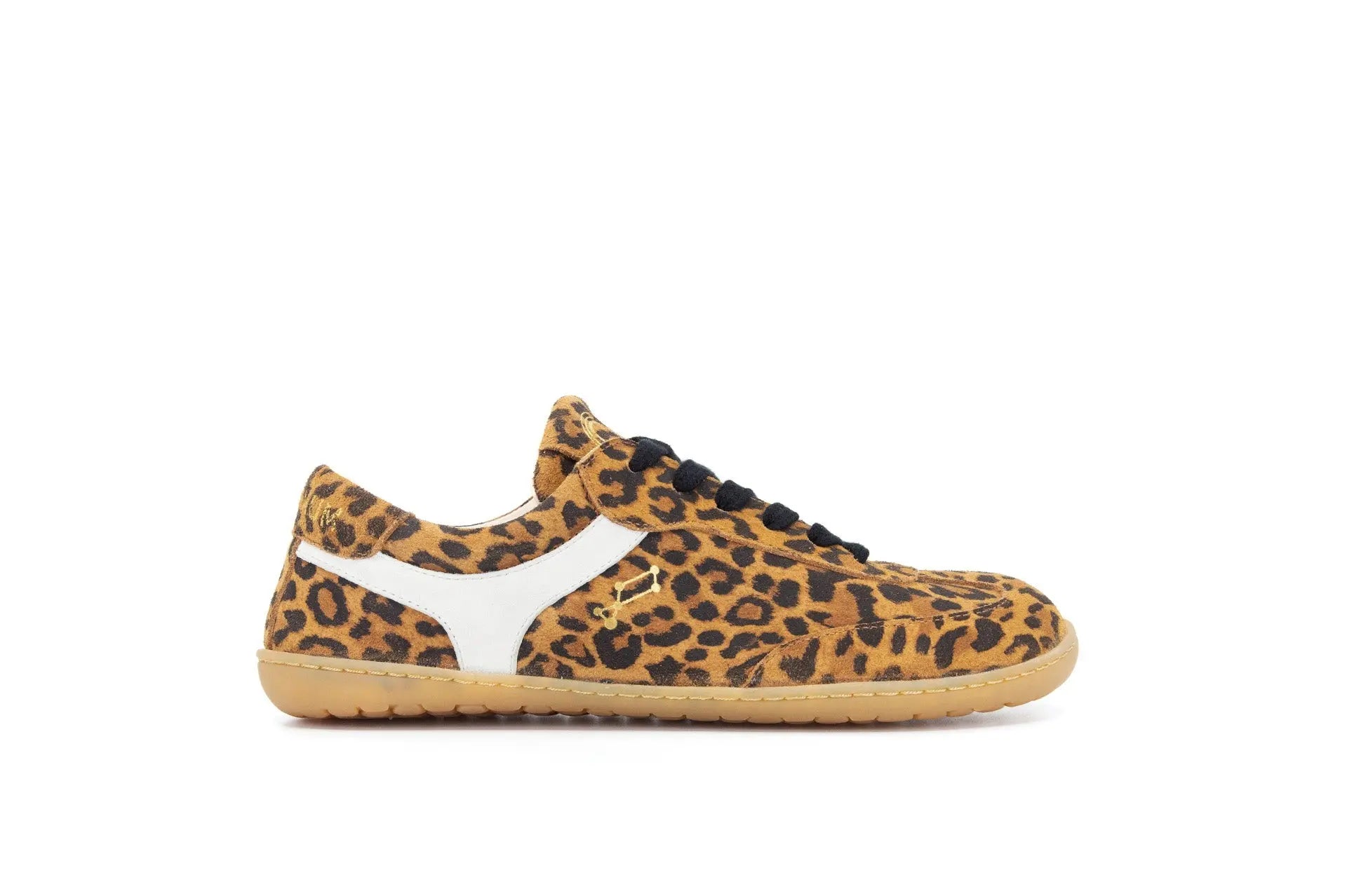 Mukishoes - Lyra Leo - Deportivas barefoot de leopardo